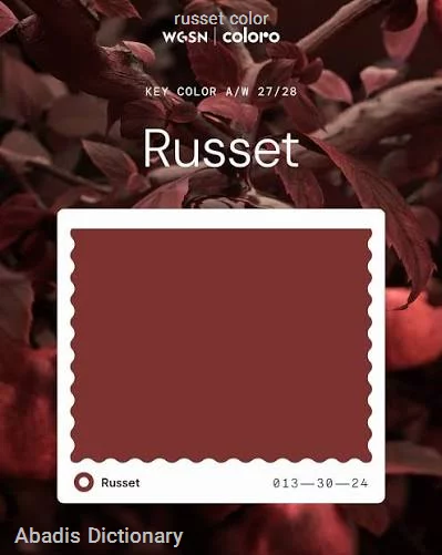 russet color